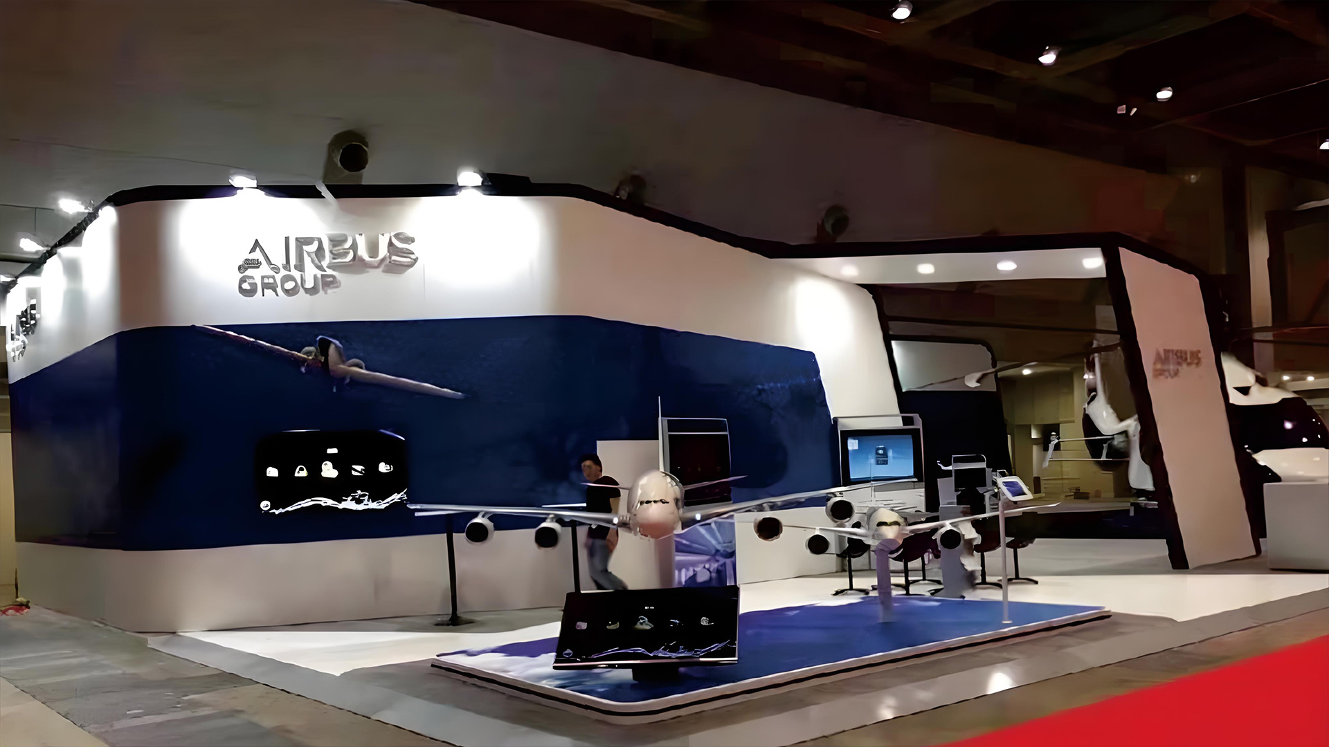 【日本展会】空客展位设计、展位搭建