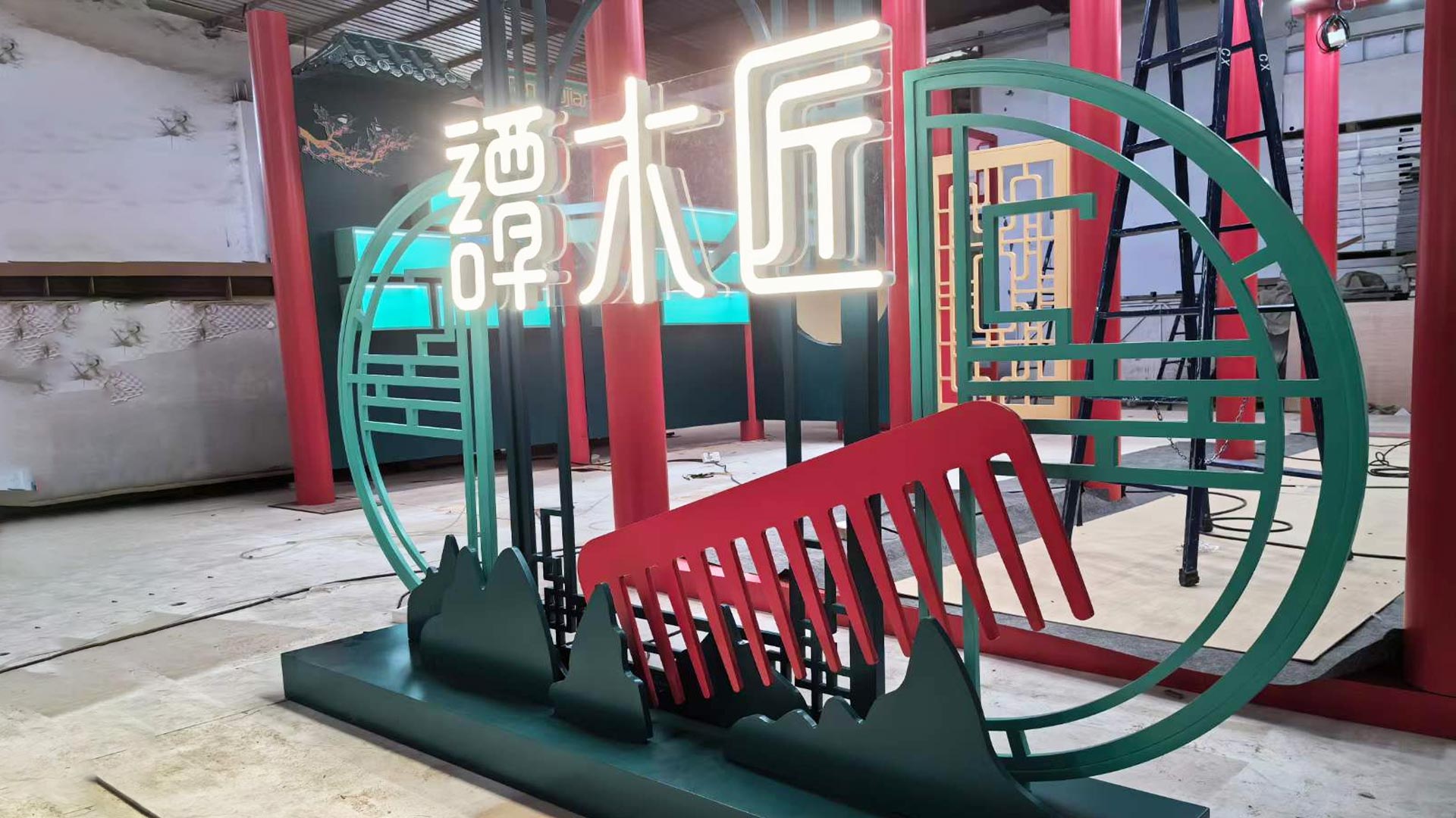 【美国展会】谭木匠-梳造东方美展位设计、展位搭建