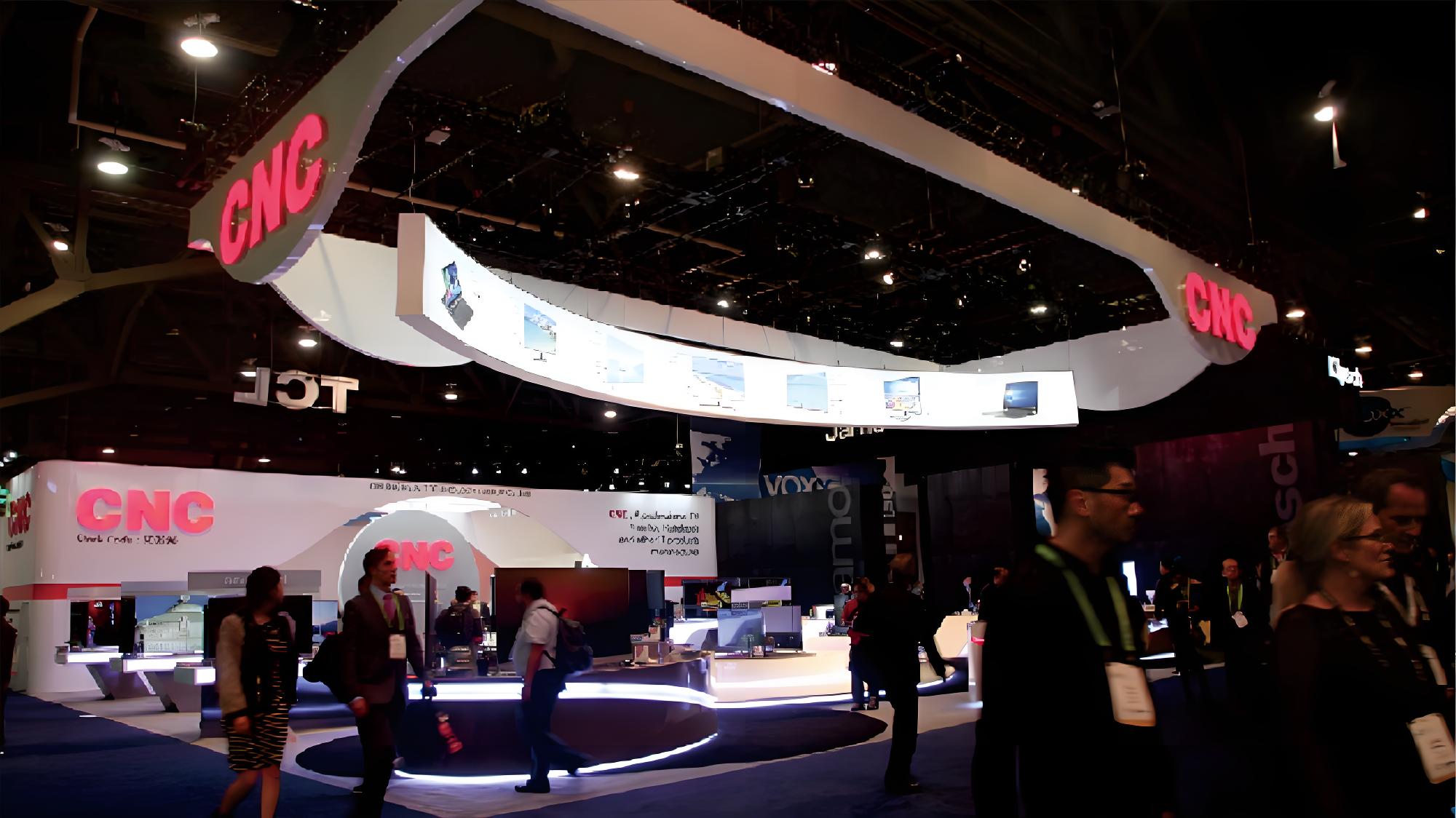 【美国展会】CNC展位设计、展位搭建