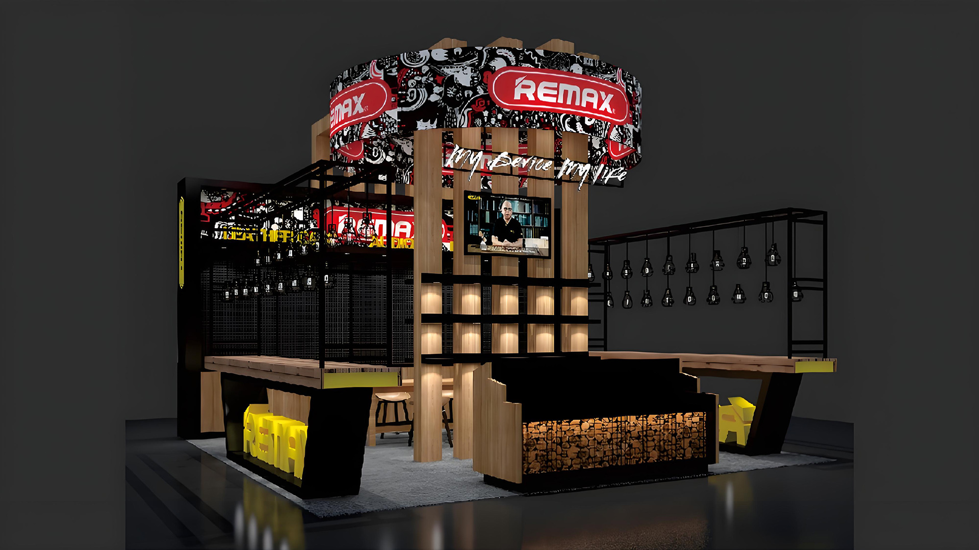 【美国展会】REMAX展位设计、展位搭建