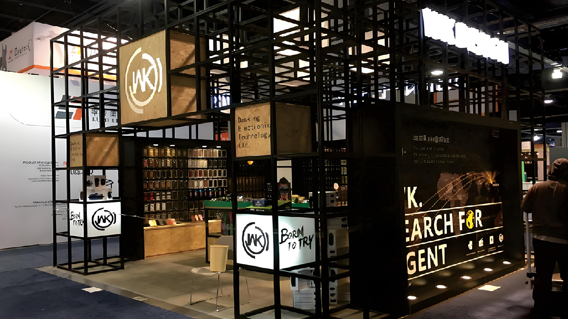 【美国展会】WK展位设计、展位搭建